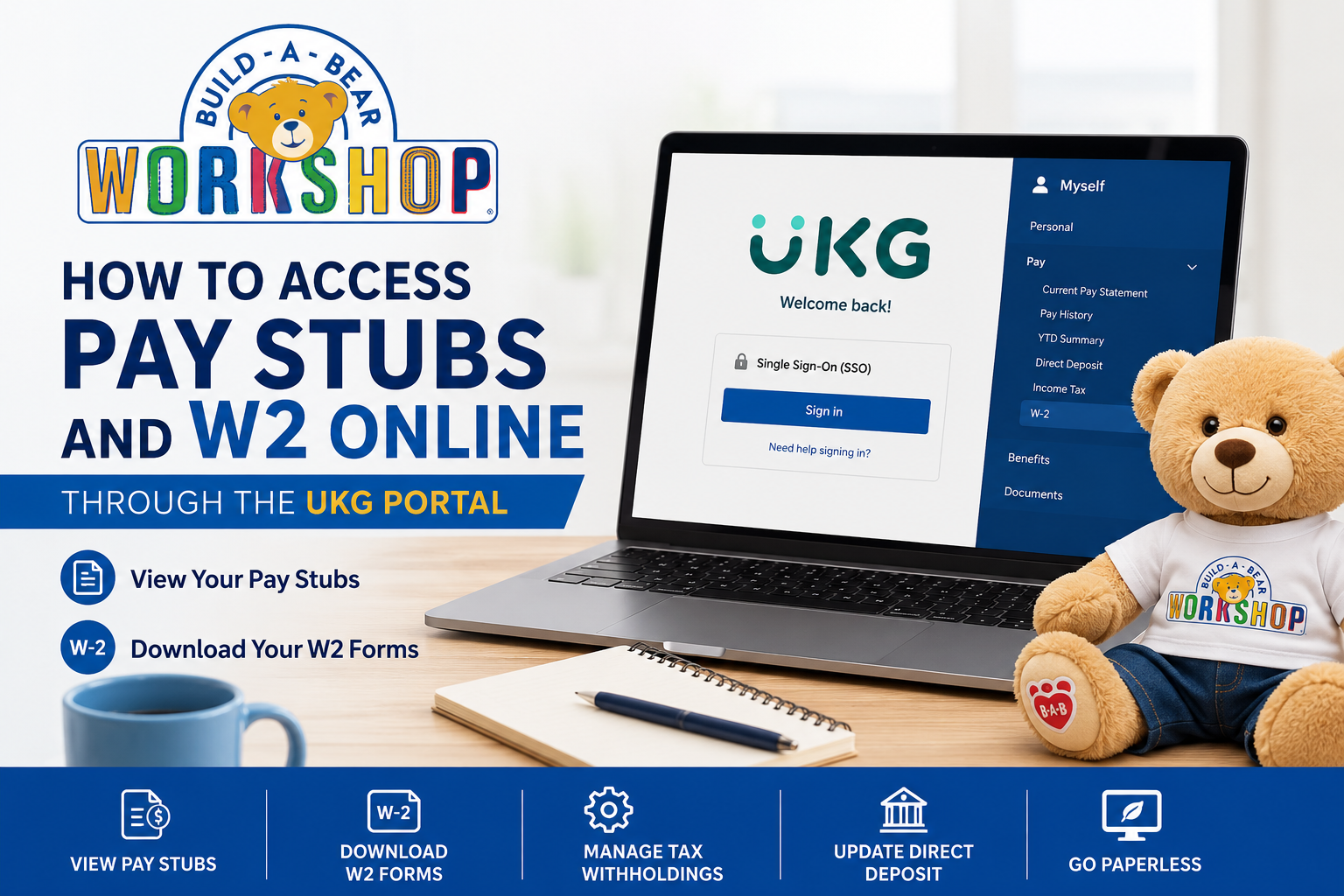How to Access Build-A-Bear Pay Stubs and W2 Online