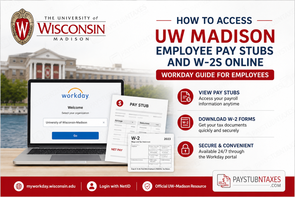 How to Access UW Madison Employee Pay Stubs and W2s Online