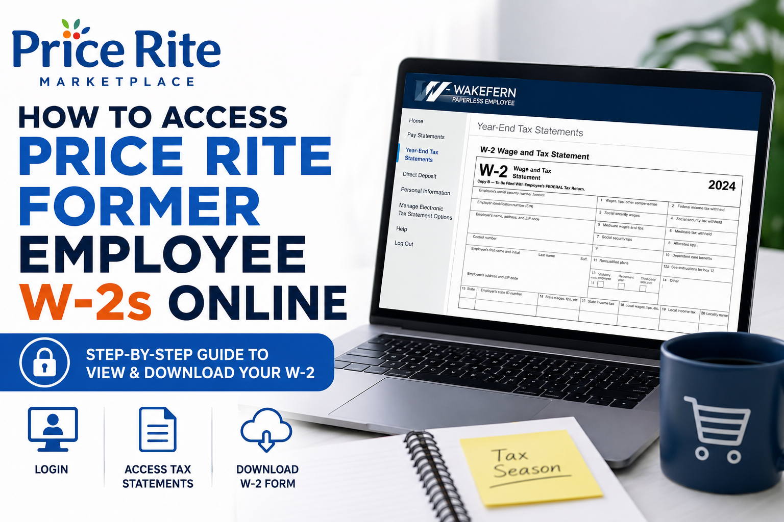 How to Access Price Rite Former Employee W-2s Online