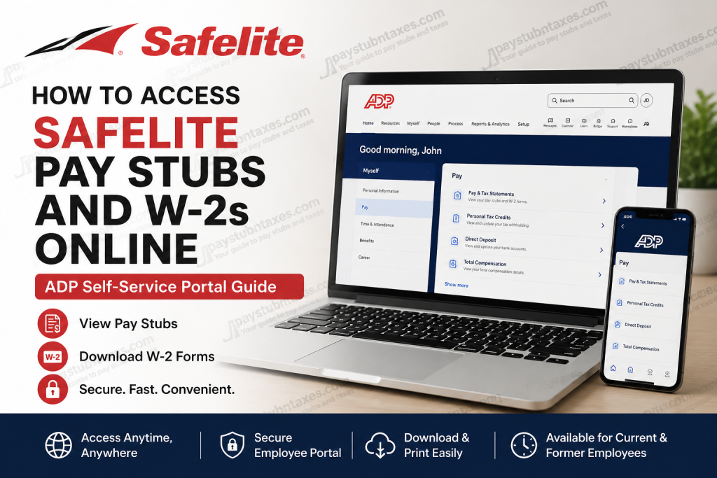 How to Access Safelite Pay Stubs and W-2s Online