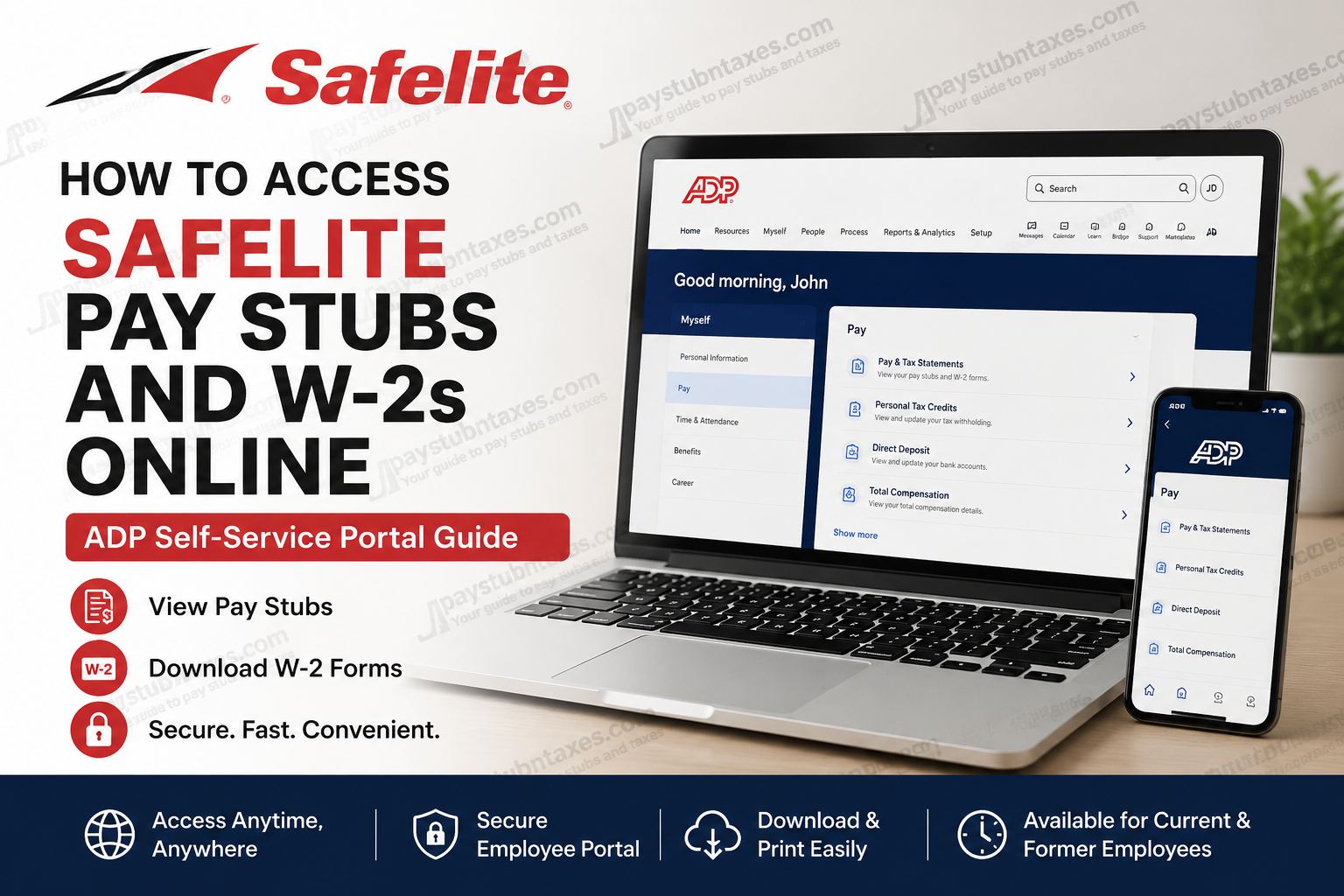 How to Access Safelite Pay Stubs and W-2s Online