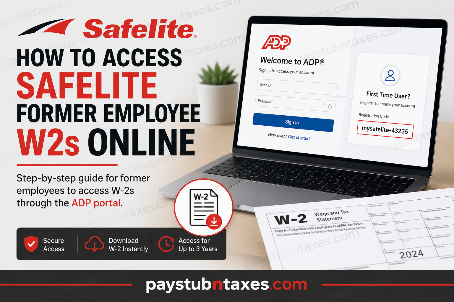 How to Access Safelite Former Employee W2s Online
