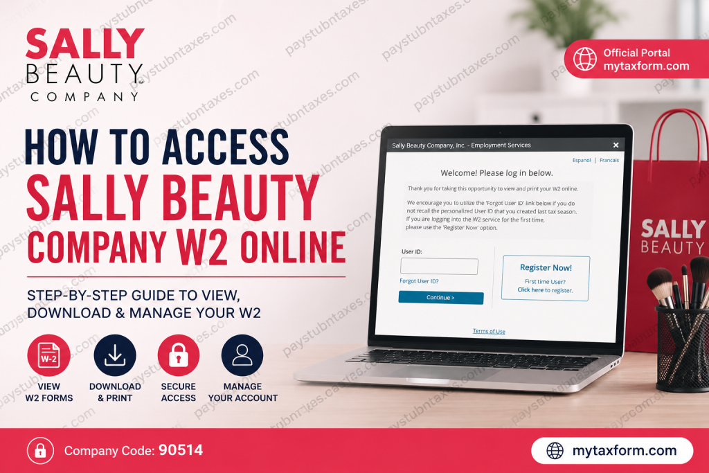 How to Access Sally Beauty Company W2 Online