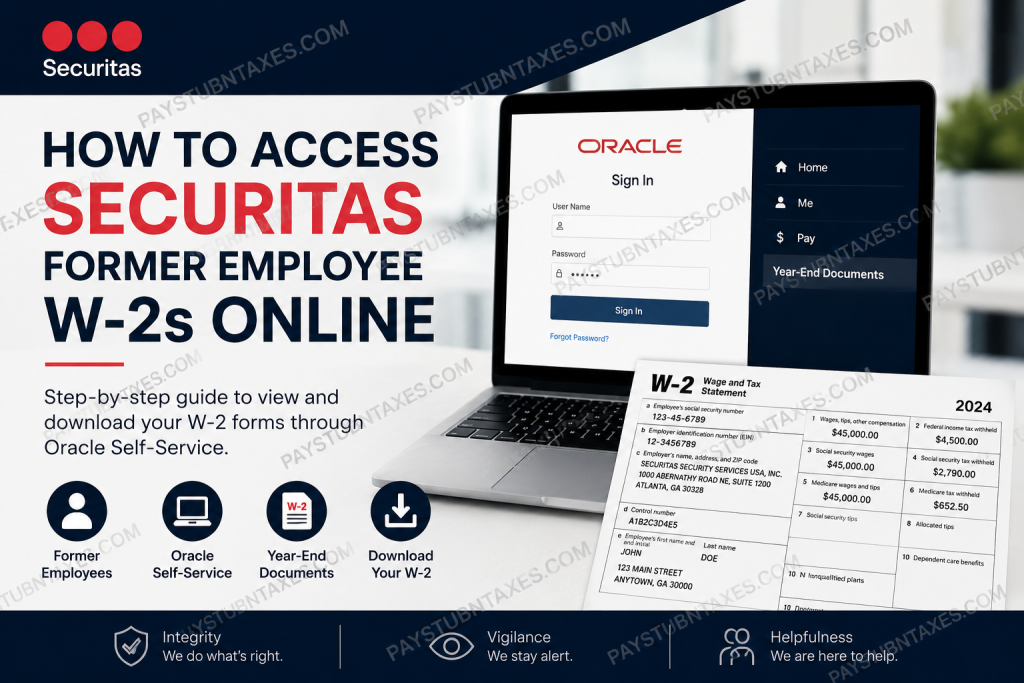 How to Access Securitas Former Employee W-2s Online