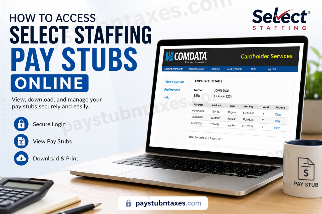 How to Access Select Staffing Pay Stubs Online