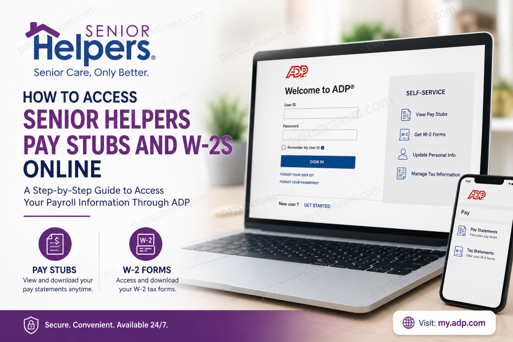 How to Access Senior Helpers Pay Stubs and W-2s Online