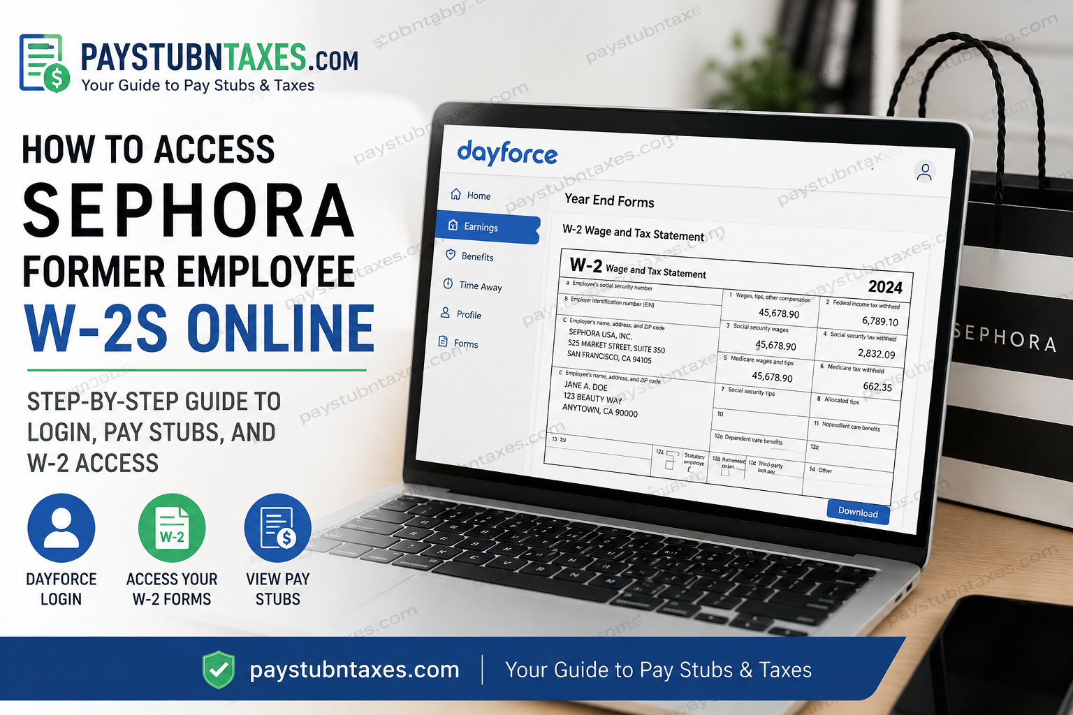 How to Access Sephora Former Employee W-2s Online