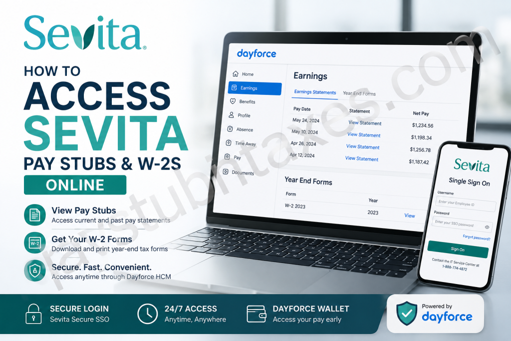 How to Access Sevita Pay Stubs and W-2s Online