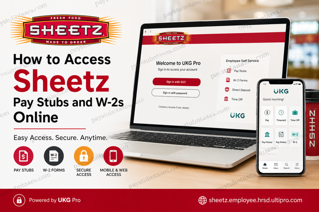 How to Access Sheetz Pay Stubs and W-2s Online