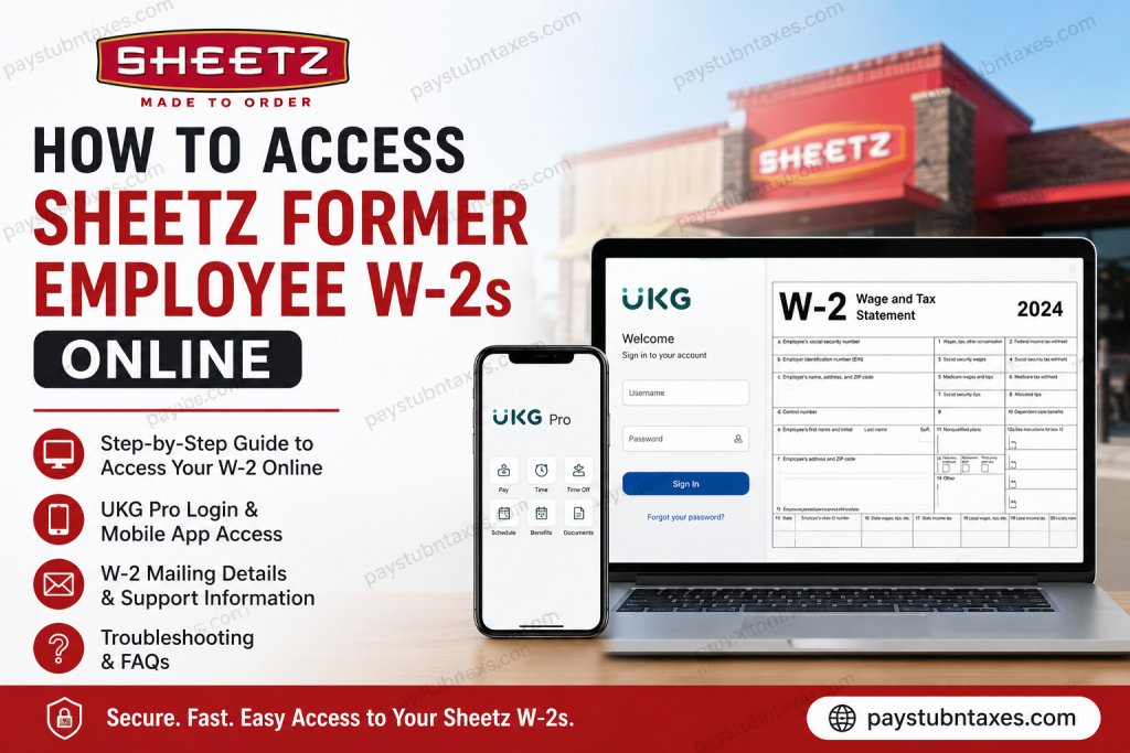 How to Access Sheetz Former Employee W2s Online