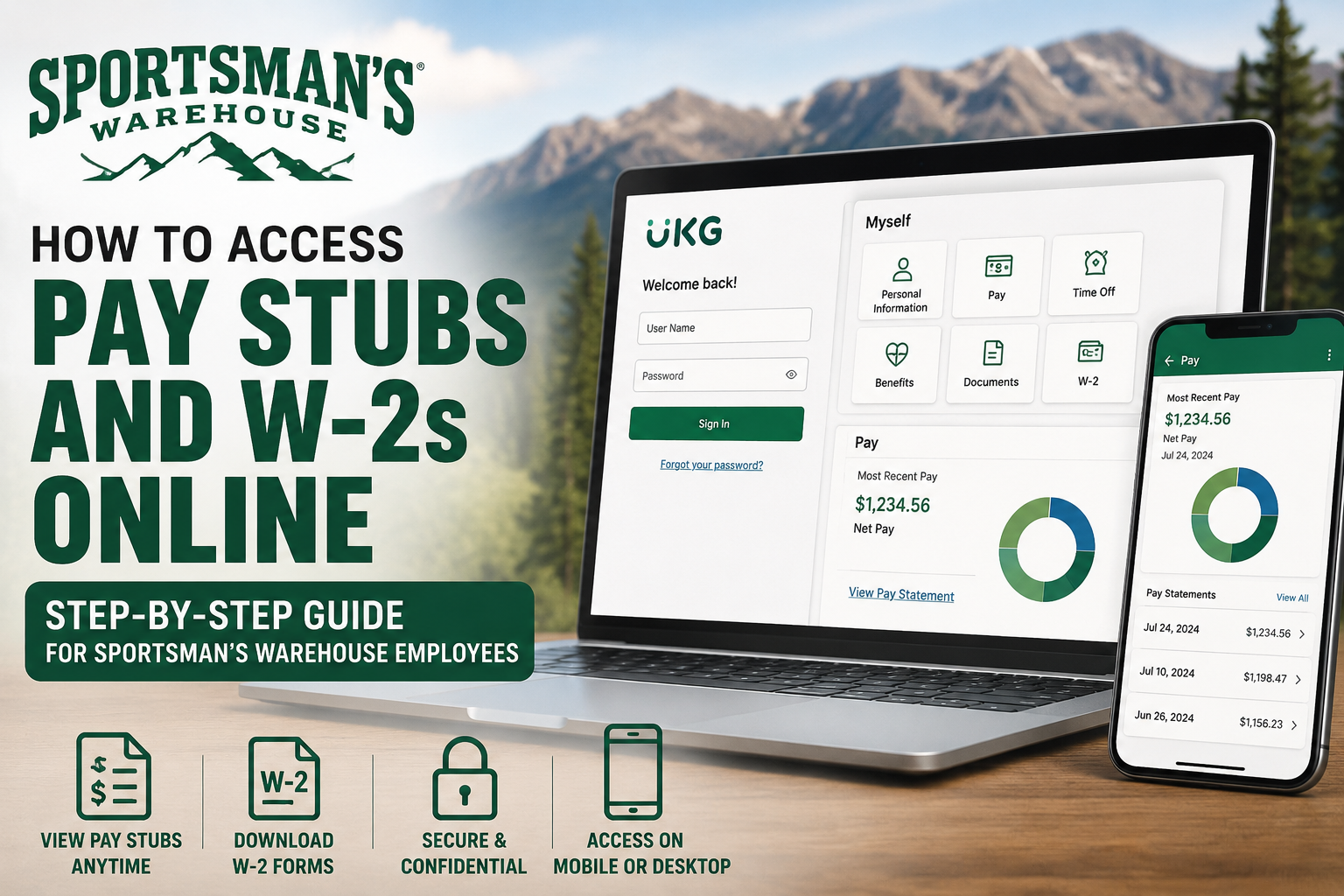 How to Access Sportsman’s Warehouse Pay Stubs & W-2s Online