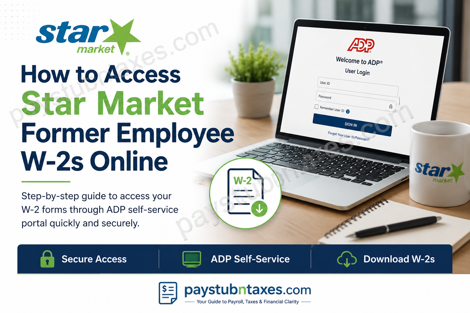 How to Access Star Market Former Employee W2s Online