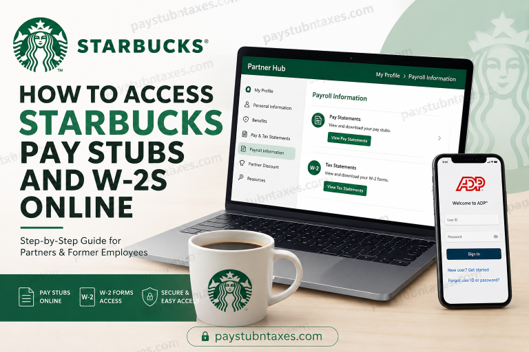 How To Access Starbucks W2 Online