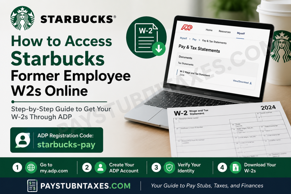 How to Access Starbucks Former Employee W2s Online