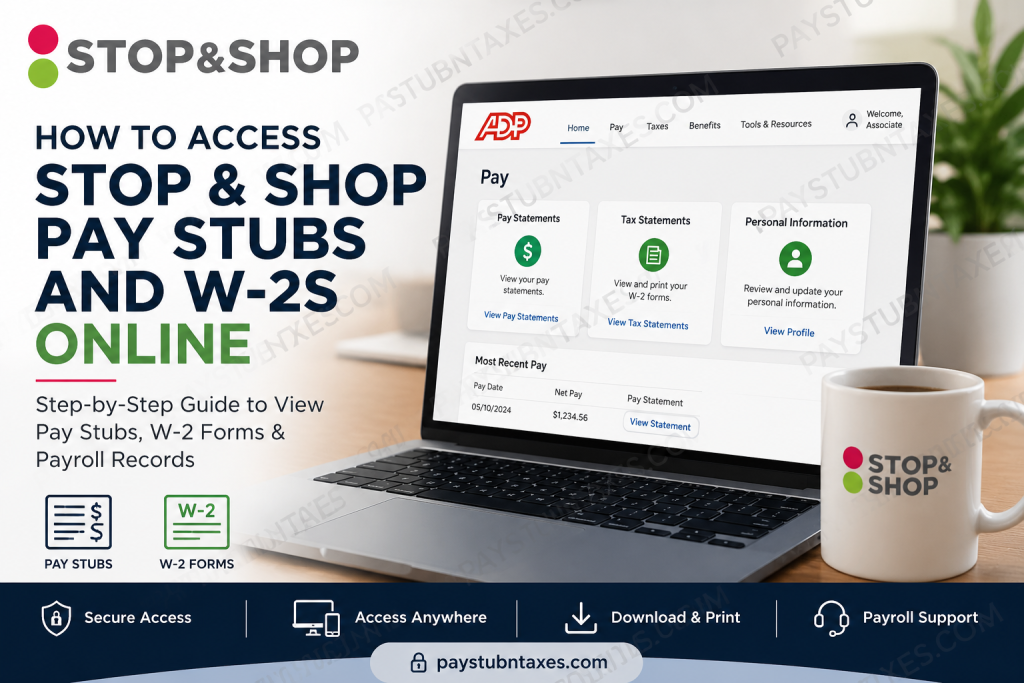 How to Access Stop & Shop Pay Stubs and W-2s Online