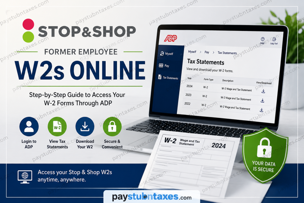 How to Access Stop & Shop Former Employee W2s Online
