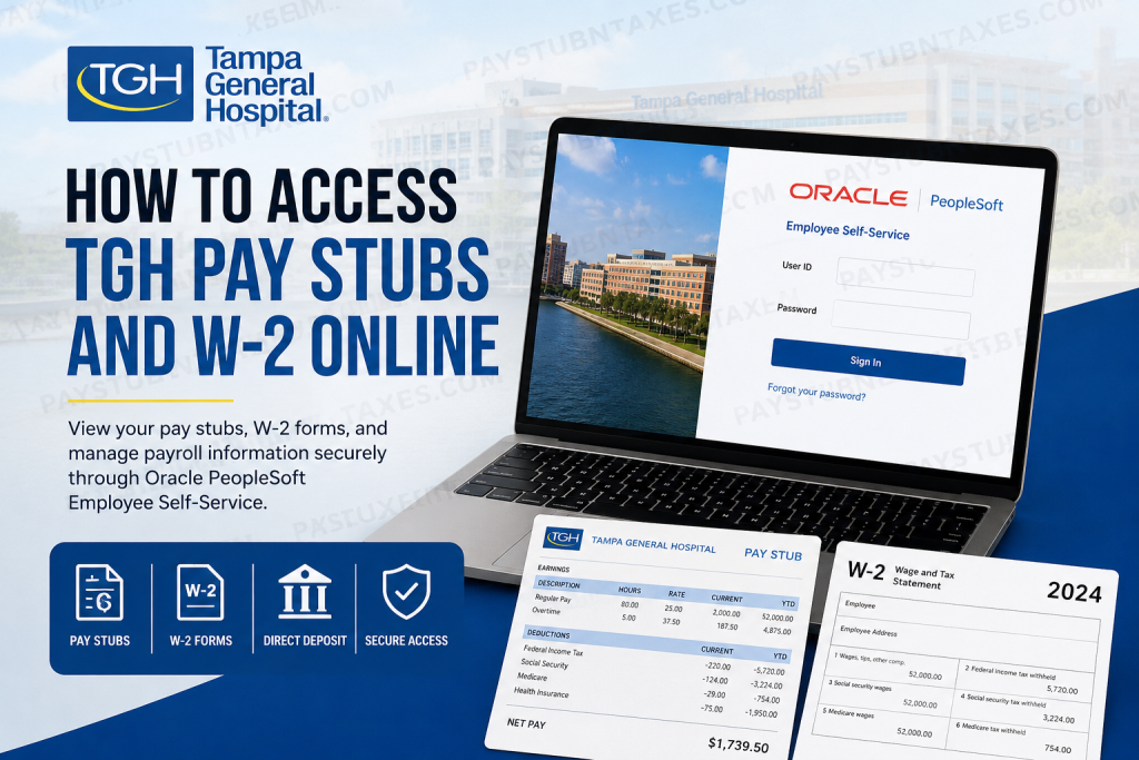 How to Access TGH Pay Stubs and W-2 Online