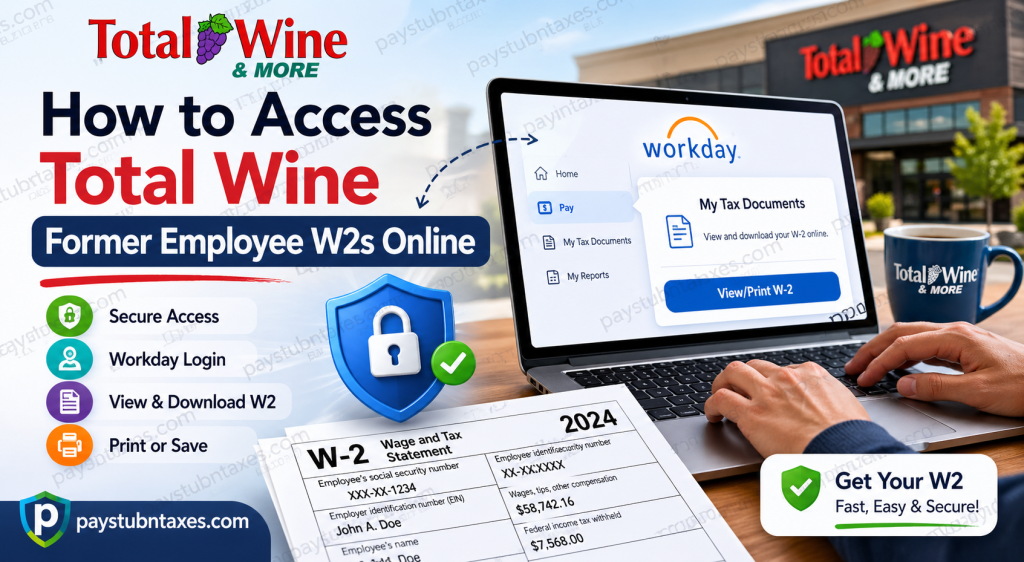 How to Access Total Wine Former Employee W2s Online