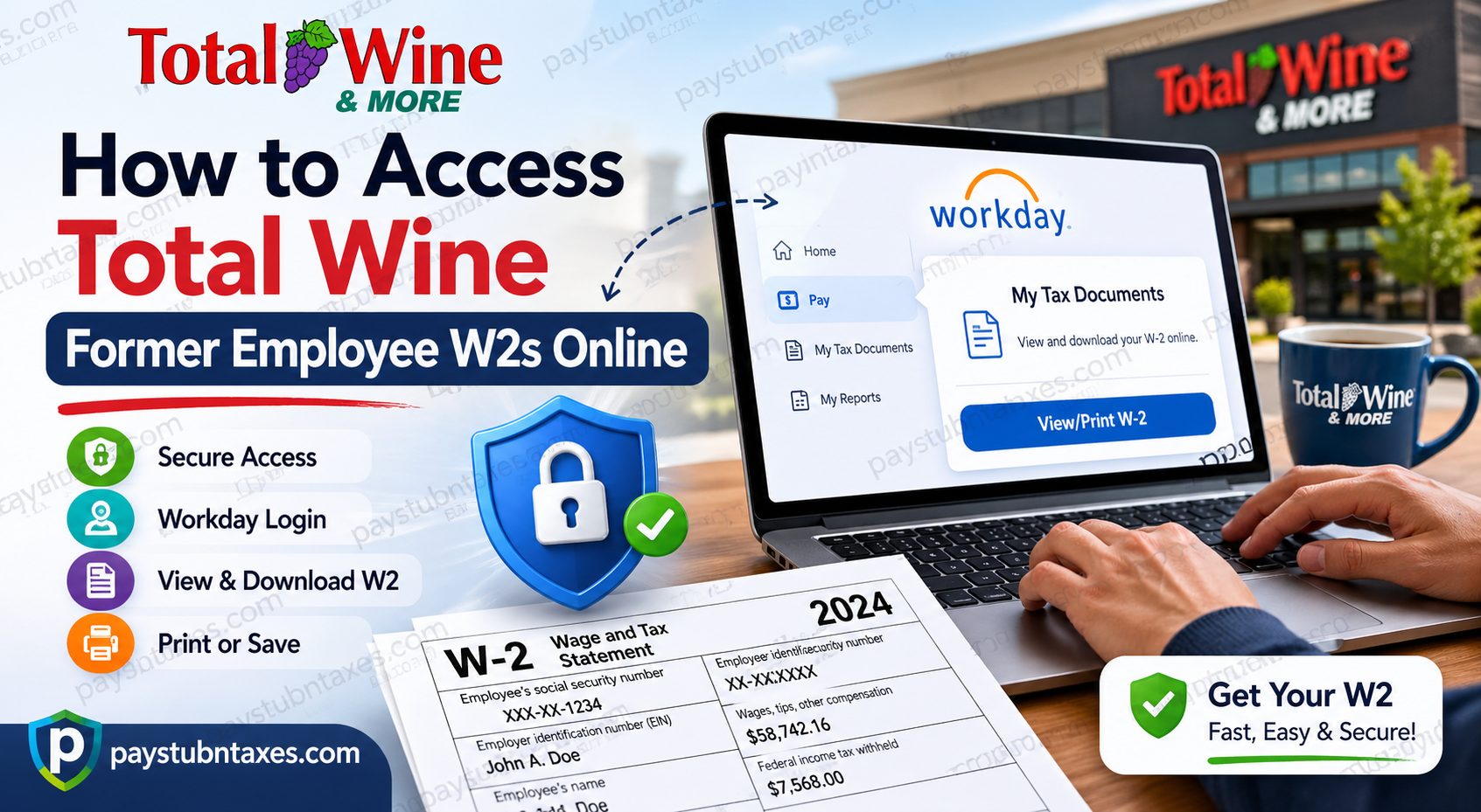 How to Access Total Wine Former Employee W2s Online
