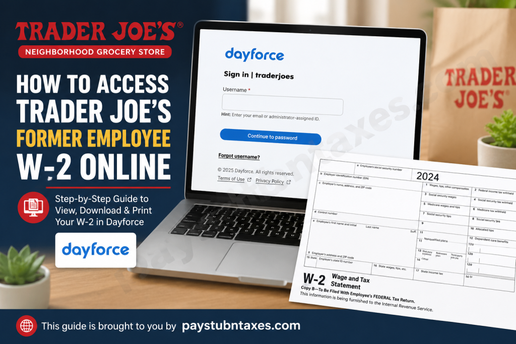 How to Access Trader Joe’s Former Employee W-2 Online