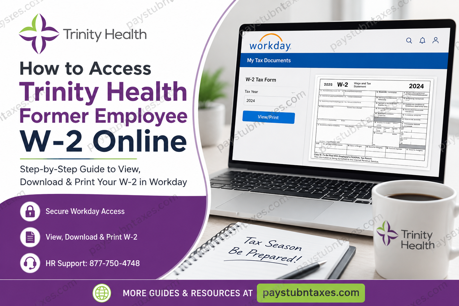 How to Access Trinity Health Former Employee W-2 Online