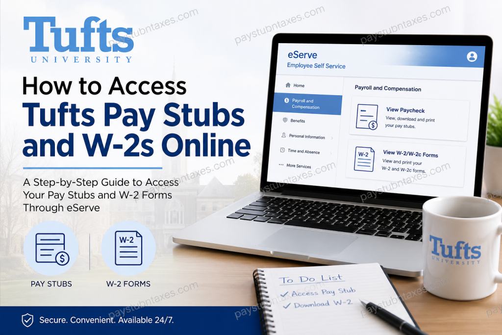 How to Access Tufts Pay Stubs and W-2s Online