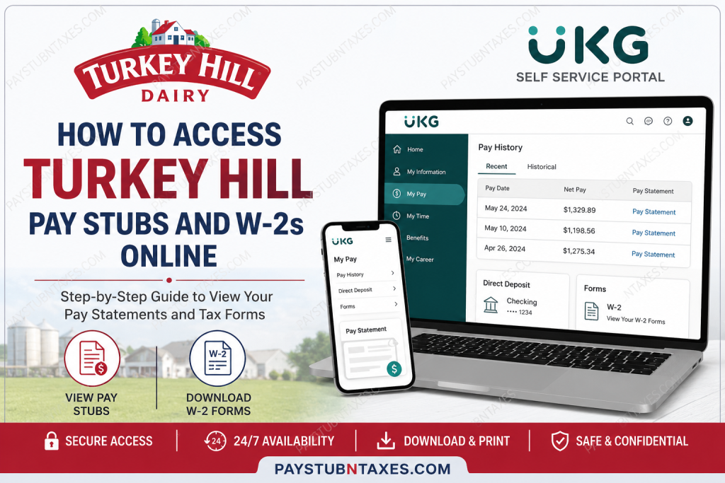 How to Access Turkey Hill Pay Stubs and W-2s Online
