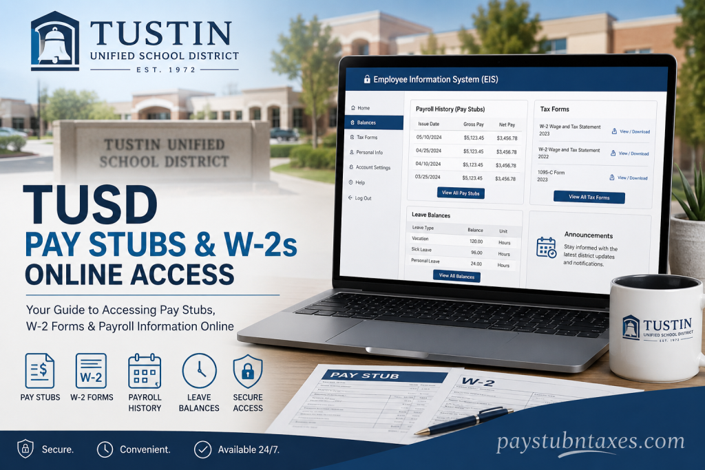 How to Access TUSD Pay Stubs & W-2s Online