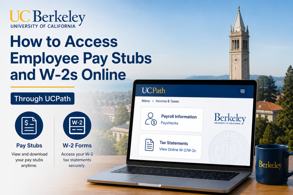 How to Access UC Berkeley Employee Pay Stubs and W-2s Online