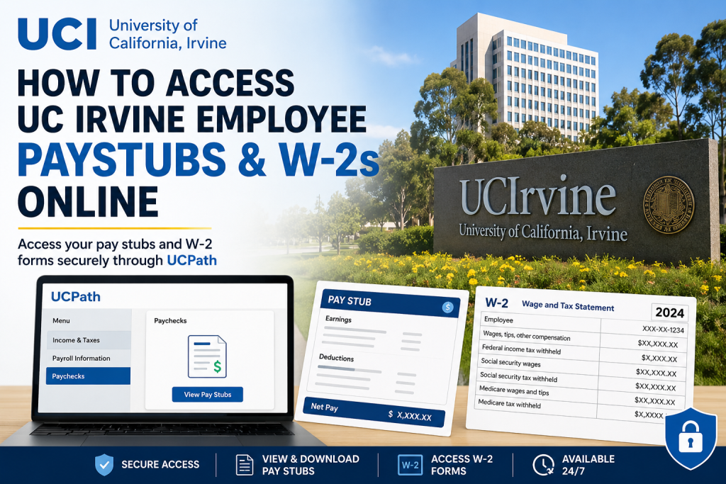 How to Access UC Irvine Employee Pay Stubs and W-2s Online