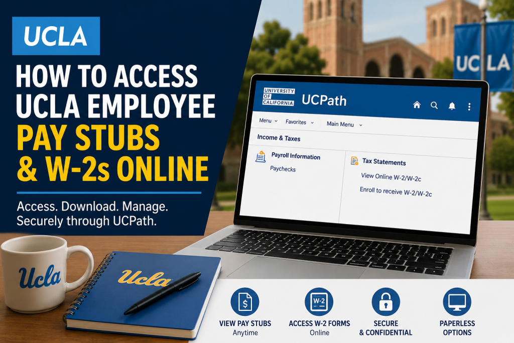 How to Access UCLA Employee Pay Stubs and W-2s Online