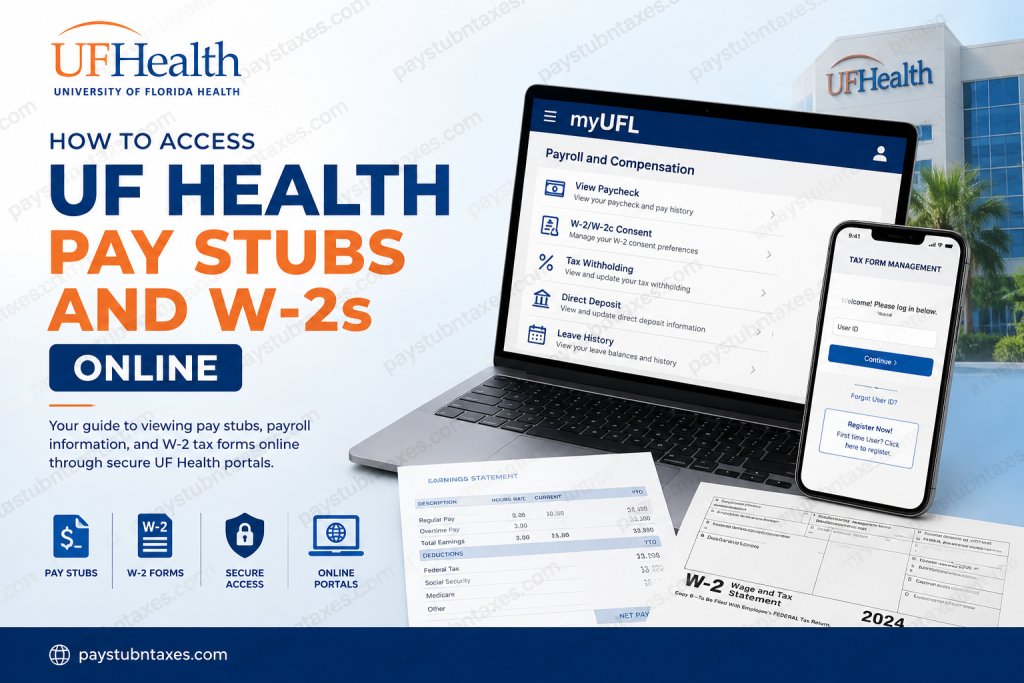How to Access UF Health Pay Stubs and W-2s Online