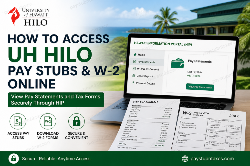 How to Access UH HILO Pay Stubs and W-2 Online