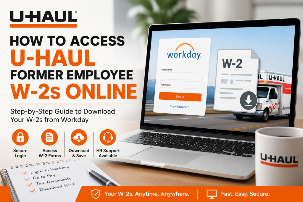 How to Access U-Haul Former Employee W-2s Online