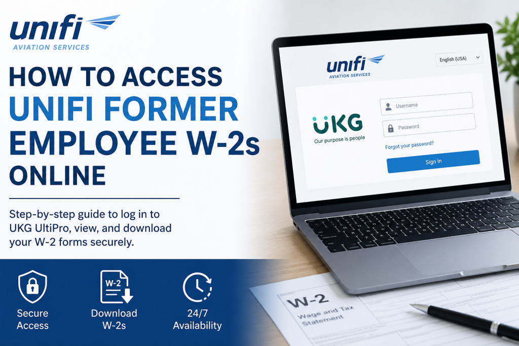 How to Access Unifi Former Employee W-2s Online