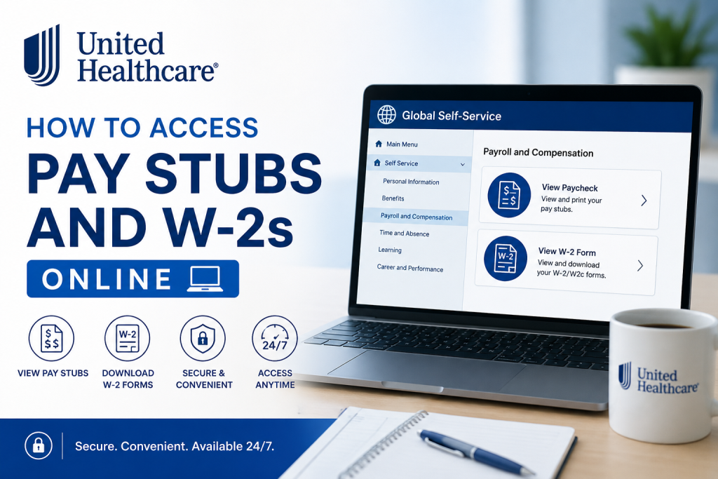 How to Access UnitedHealthcare Pay Stubs and W-2s Online