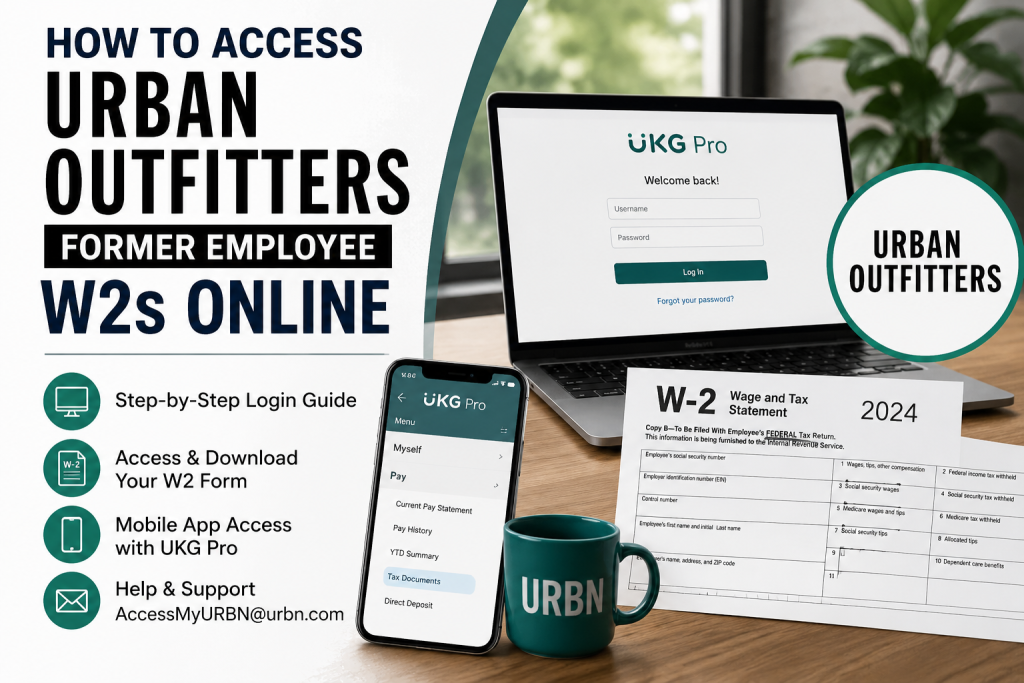 How to Access Urban Outfitters Former Employee W2s Online