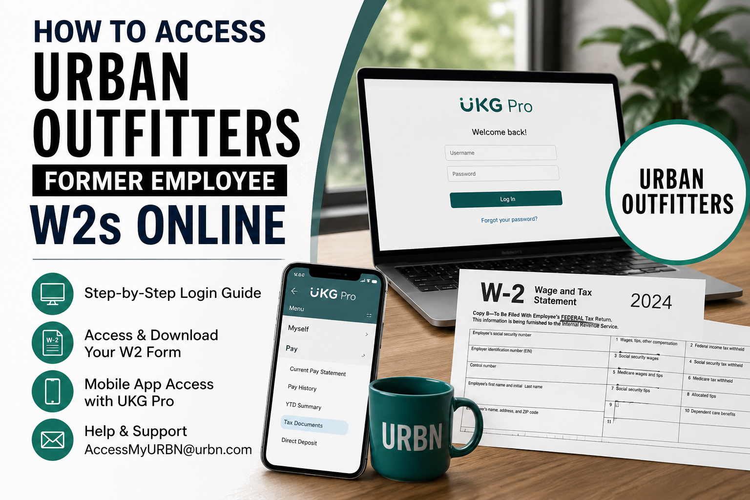 How to Access Urban Outfitters Former Employee W2s Online