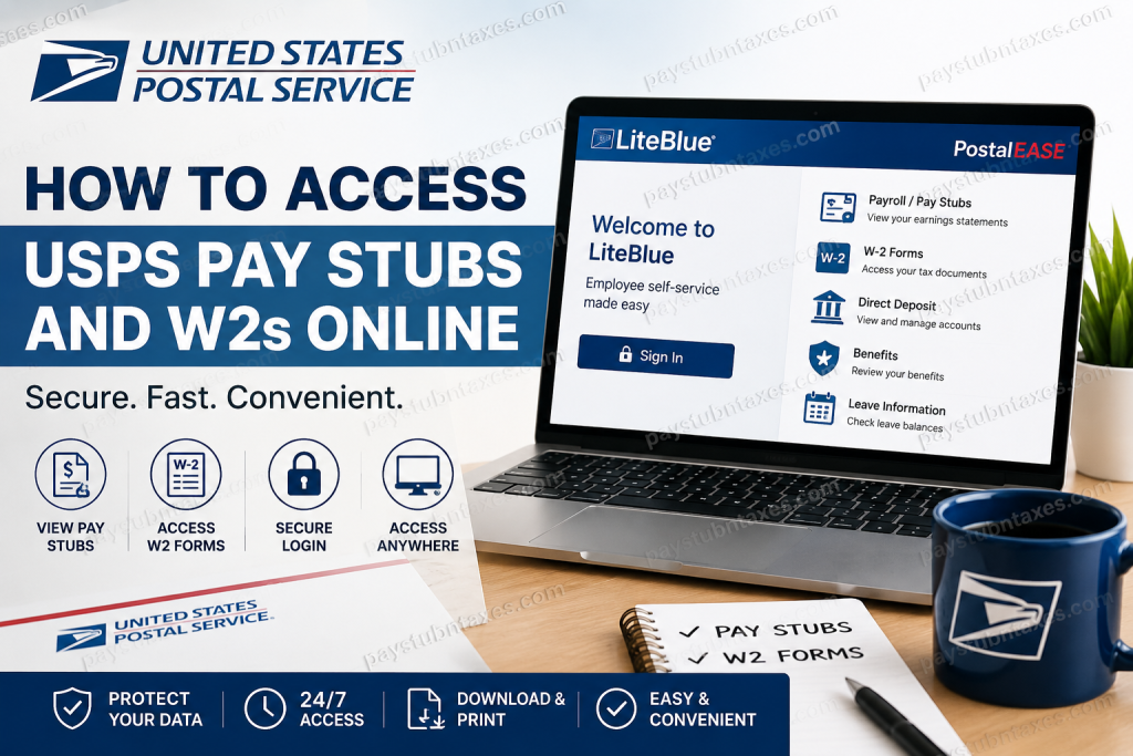 How to Access USPS Pay Stubs & W2s Online
