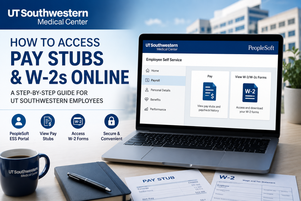How to Access UT Southwestern Employee Pay Stubs and W-2s