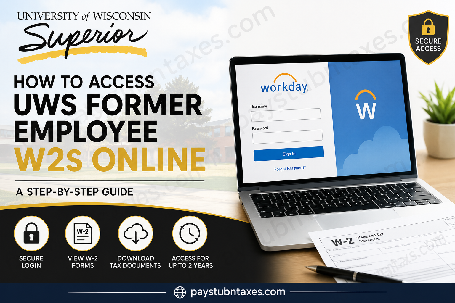 How to Access UWS Former Employee W2s Online