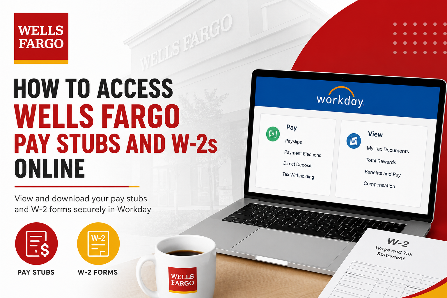 How to Access Wells Fargo Pay Stubs and W-2s Online