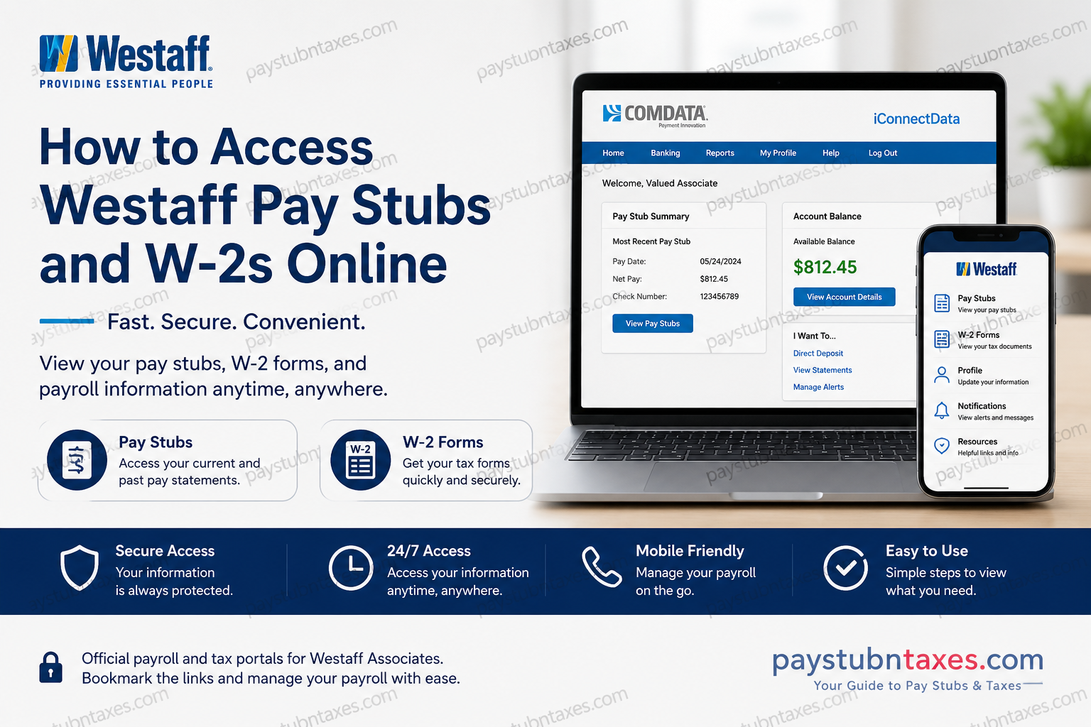 How to Access Westaff Pay Stubs and W-2s Online