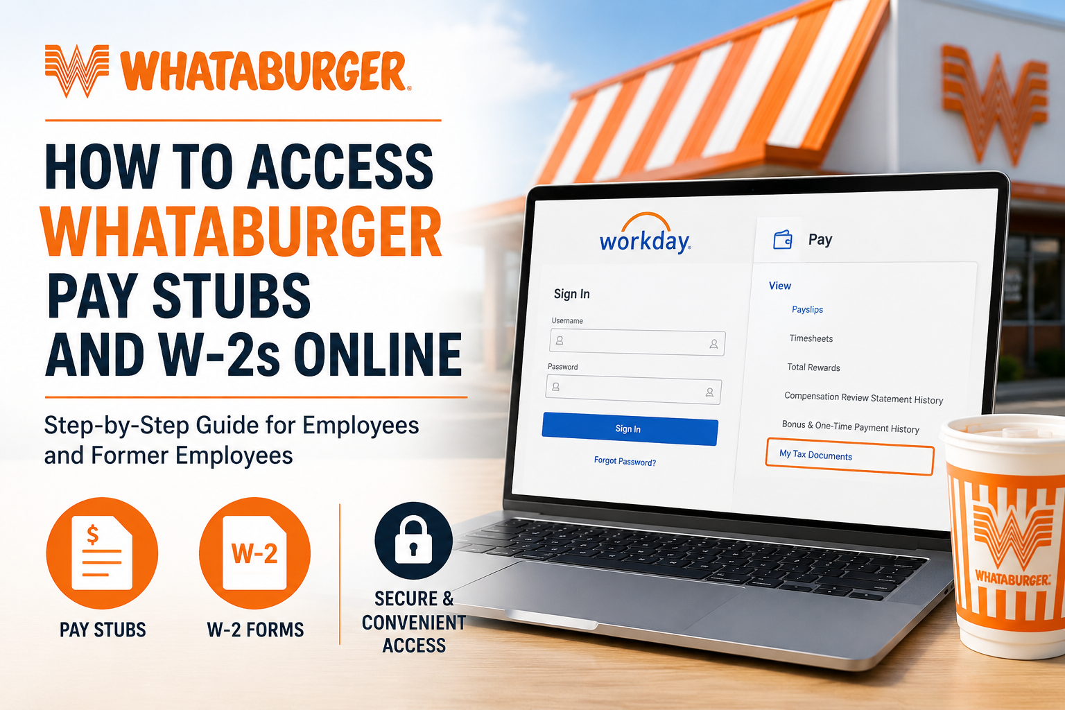 How to Access Whataburger Pay Stubs and W-2s Online