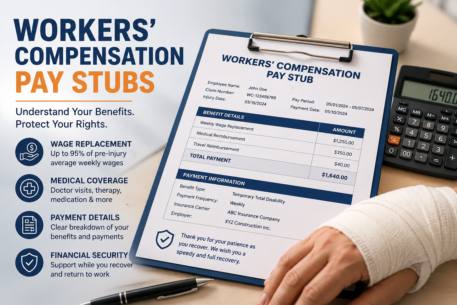 Workers’ Compensation Pay Stubs: Everything You Need to Know