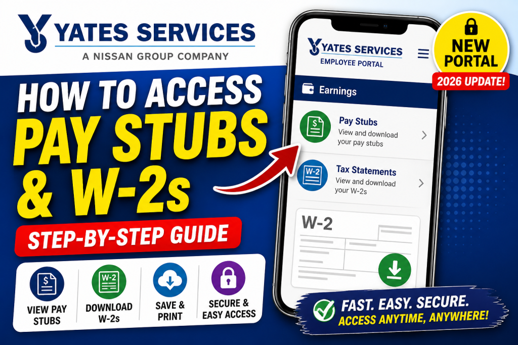 How do I access Yates Services pay stubs and W-2s online? To access Yates Services pay stubs and W-2s, log in to the Viewpoint employee portal, navigate to the Earnings section, and select either Pay Stubs or Tax Statements. From there, you can view, download, or print your payroll documents securely. The system allows easy filtering by date or year and provides detailed earnings breakdowns.