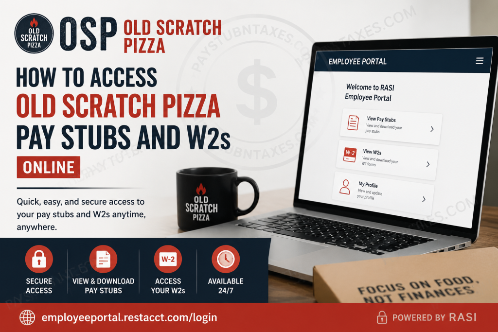 How to Access Old Scratch Pizza Pay Stubs and W-2s Online