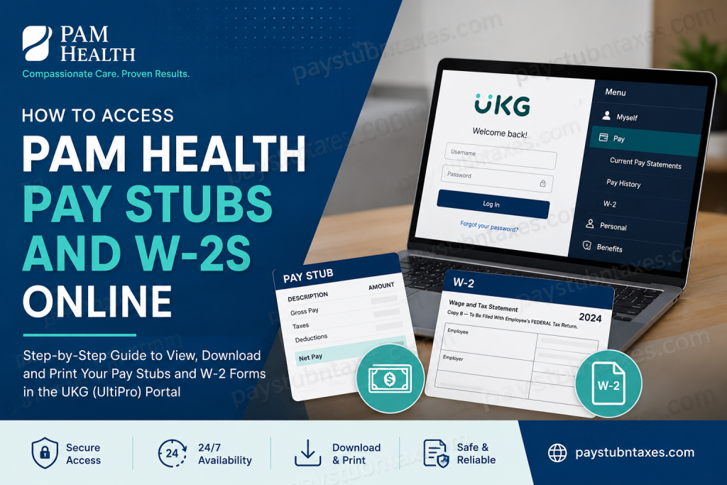 How to Access PAM Health Pay Stubs and W-2s Online