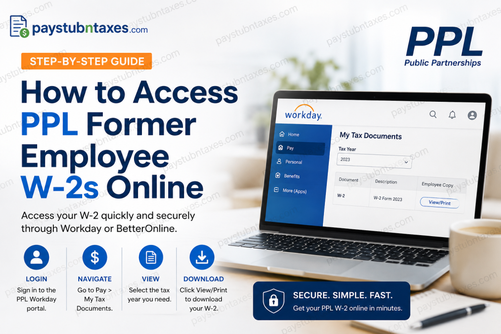 How to Access PPL Former Employee W-2s Online