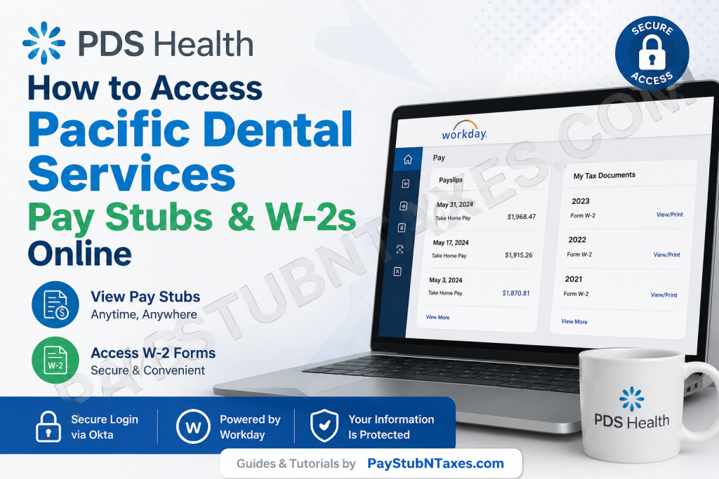 How to Access Pacific Dental Services Pay Stubs & W2s Online